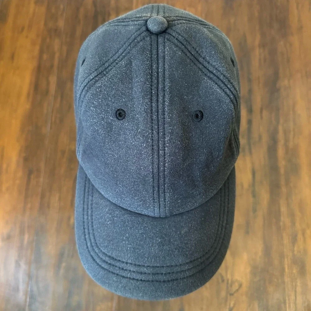 LULULEMON Womens Dusty Black Baseball Cap Adjustable Strap One Size RARE!!!
